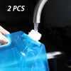 ZBJBinCH Folding Water Bag PE Plastic Drinking Water Container Portable