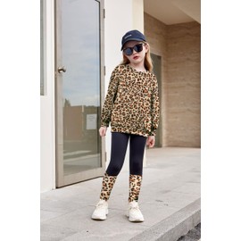 Arshiner Baby Girls Cute Clothes Toddler 2Pcs Outfits Little Kids Shirts & Leggings Winter Fashion Clothing Sets 12-18Months