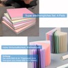 MUTORE Haftnotizen 76x76mm 4 Blöcken,80 Blatt pro Block,Super Sticky Notes,Klebezettel