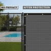 Amagenix Privacy Fence Screen 5'x16'CustomSized Mesh Fencing Shade Cover with