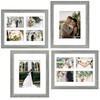 Hongkee 11x14 Picture Frame Rustic Grey Poster Frame 2 Pack