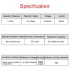 Heschen M30 Capacitive Proximity Sensor Switch, Non-Shield Type, LJC30A3-H-Z/CX, Detector
