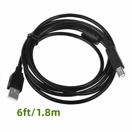 FITE ON 6ft USB Cable Data Sync Cord Plug Wire Replacement for Yamaha DTX402K Electronic Drum Set