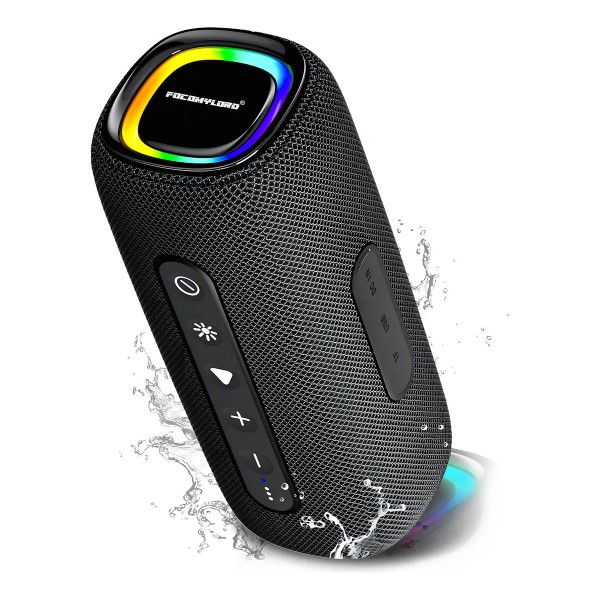 Bocina Bluetooth Foco My Lord F608 20W IP67 TWS Luces