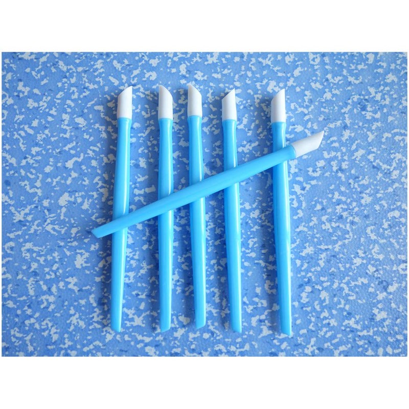 24 Pcs Rubber Nail Cuticle Pusher Plastic Handle Rubber Tipped
