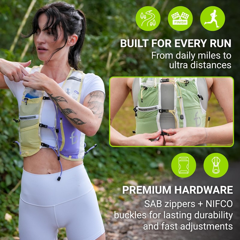 FlipBelt Tahoe Hydration Vest - Black - M