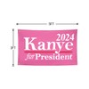 BUELOIGS Kanye 2024 for President Flags 3x5FT,Meme Flag with 2