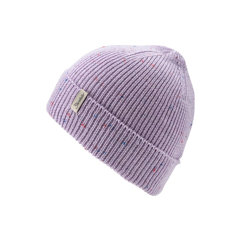 Sterntaler Girls' Knitted Hat Effect Yarn Multi without, lilac