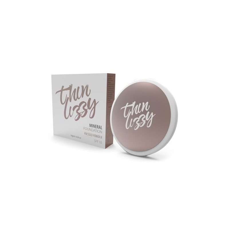 Thin Lizzy All Natural Compact Mineral Foundation - Lightweight, Flawless