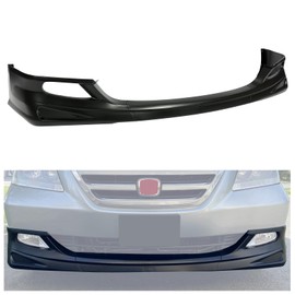 KUAFU 3-Piece Front Bumper Lip Splitter Compatible with 2005-2007 Honda Odyssey 3rd Gen Mugen Style Under Chin Spoiler Air Dam Body Kit PP Plastic Black