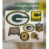 Unbranded Green Bay Packers Round 3" Patch Iron on