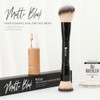 Ducare Cepillo Base Contorno Bronceador Brocha Maquillaje Doble Punta Mezclar