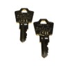 SafeCo Brands Replacement Fire Alarm Keys 2-Keys (A135 System Sensor)