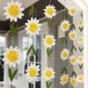 Easy Joy 6.6ft Daisy Paper Flower Party Decorations Banner Artificial