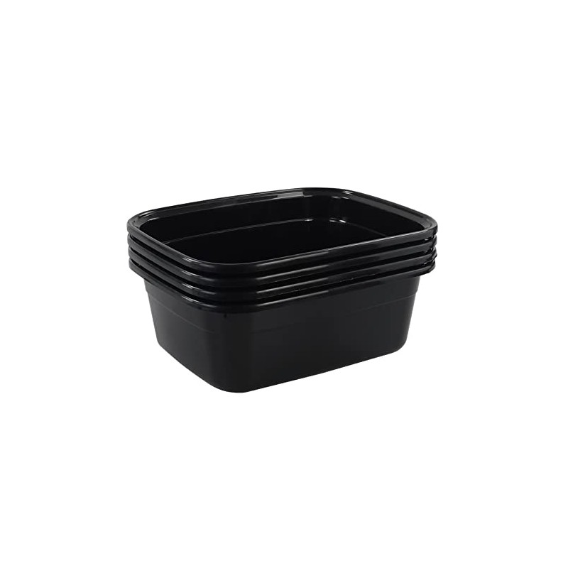 Morcte Sartén rectangular de plástico de 12 cuartos de galón,
