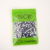 NCB Nancybeads 2000pcs Flatback Round Glass Nail Art Rhinestones Crystal