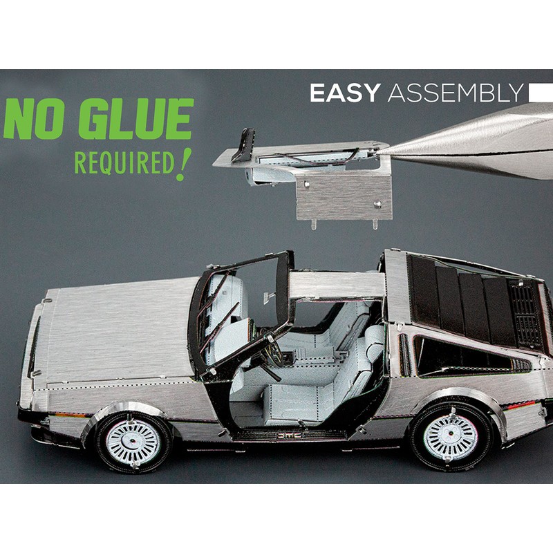 Metal Earth Delorean 3D Laser Cut Miniature Car Model Kit