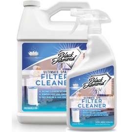 Black Diamond Stoneworks Ultimate Spa Filter Cleaner Fast-Acting Spray. Works Instantly on Hot Tub & Pool Filters Leaving Behind no Sticky Residue. Prolongs Filter Life and Pool Equipment. No Soaking