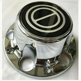 Aftermarket Products 4pcs 1980-1996 FORD F150 BRONCO VAN Chrome Wheel Hub Center Caps BLACK logo