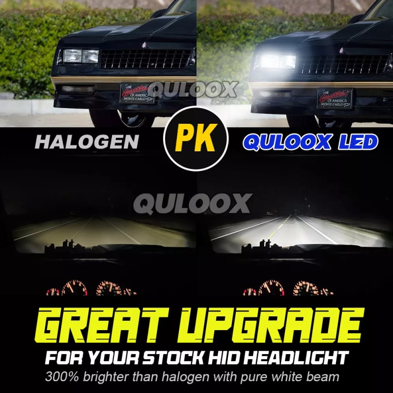 QULOOX Fit Chevy C10 Pickup truck 1981-1986 DOT 4PCS 4x6"