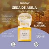 Crema Facial Natural Seda De Abeja Natshop 50ml Hidratante