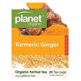 Planet Organic Turmeric Ginger 25 Tea Bags