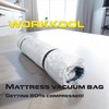 WORKKOOL Vacuum Mattress Bag for moving, Vacuum Sealed Bags for