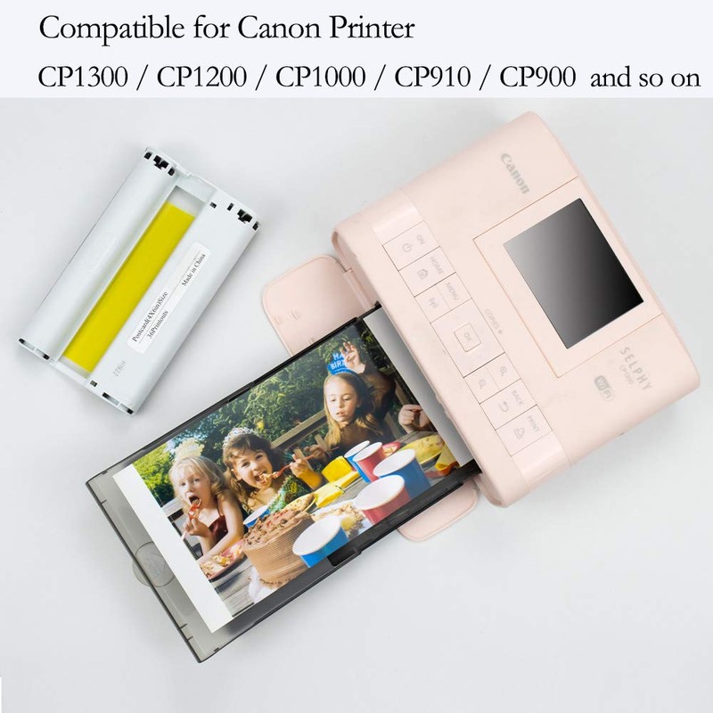 Absonic 4 Pack Compatible Ink Cartridges Replace for Canon Selphy