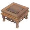 CAXUSD Wooden Planter Stand Rustic Flower Pot Holder for Home