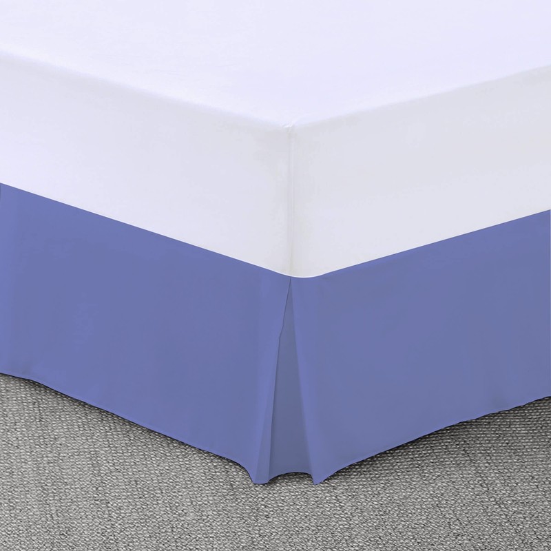 Dazzle Collection® Plain Dyed Poly Cotton Pleated Platform Base Valance