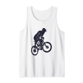 Minimalist sporty vintage BMX fans bike Tank Top