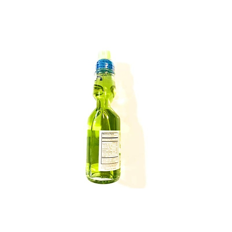Green Apple Flavor Ramune Carbonated Soft Drink 6.76 Fl Oz(6