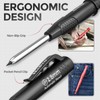 Nicpro CP3000 Carpenter Pencils with Sharpener, 2 Pack Mechanical Pencil