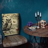 Moukeren 6 Pcs Halloween Chair Cover Set Gothic Halloween Decor