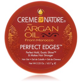 Creme Of Nature Argan Oil Perfect Edges Black 2.25 Ounce (2 Pack)