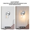 ALAISLYC 2 Light Bathroom Wall Sconce Light Fixtures with Clear
