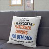 MUGFFINS PLASTIC SURGEON man Cushion Padding included - in German