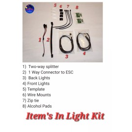 Louie's Fix It Redcat Racing Valkyrie MT 1/10 4S light Kit - light kit W/ Underglow & Mag Connector