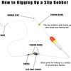 Fishing Bobbers Slip Bobbers for Crappie Fishing, Spring Bobber Oval