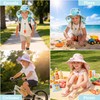 Gorro para Playa Ninas,Sombrero de Sol para niños y niñas，Gorra