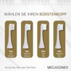 6x Megasonex Flat Soft Brush Heads