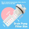 GLOXTED WH11X34741 Washer Drain Pump Filter Replacement for GE Washing