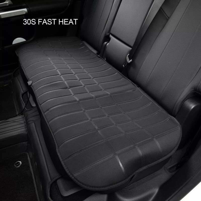 Xukey Universal Heated Car Rear Seat Cover Cushion 12-24V Heater