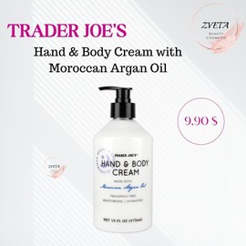 Trader Joe's, Hand & Body Cream with Moroccan Argan Oil
