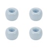 Savagrow 4pcs Mini Ceramic Toothbrush Holders Couple Blue Bathroom Toothbrush