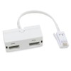 NPH One BT Plug to Two UK BT Telephone Socket