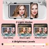 LED Car Sun Visor Vanity Mirror - Upgraded 3X Detail,