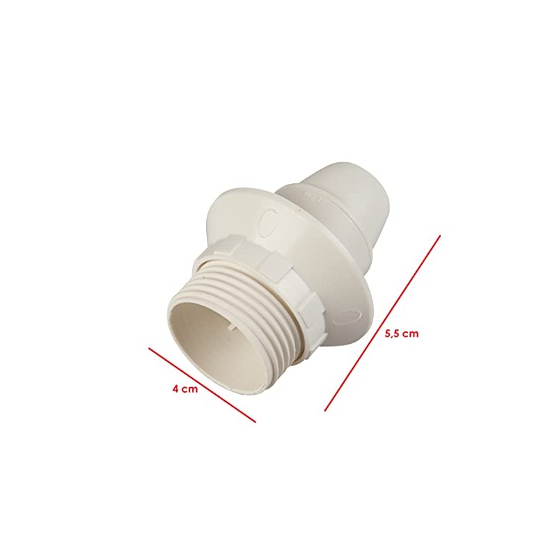 Poly Pool PP0491X Lamp Holder E14 2 Rings White