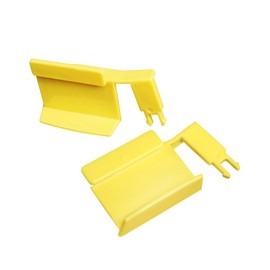 XYgdhqpt 519-7420B Lock Tab Clips for Filter Band Compatible with Waterway,Yellow-2PCS
