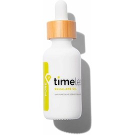 TIMELESS Aceite de Escualano 100% Puro 30 ml - aceite facial y corporal hidratante ligero derivado del aceite de oliva - skincare body oil para rostro, cuerpo y cabello